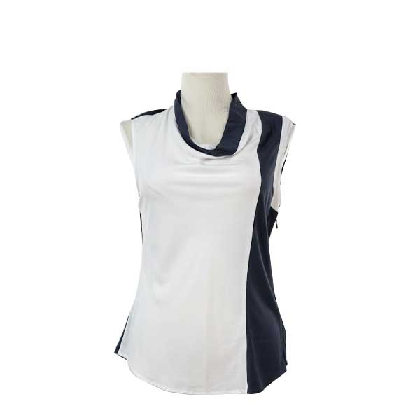 Blusa Calvin Klein Blanco y Gris- S