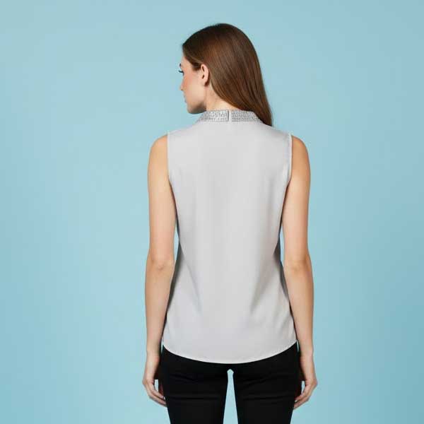 Blusa Calvin Klein Gris- S