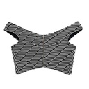 Crop Top Bershka Rayas- S