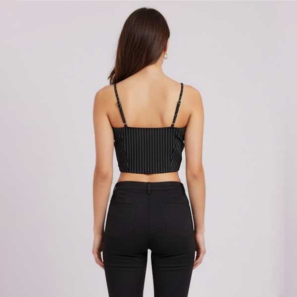 Crop Top Forever21 Lineas- S
