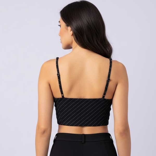 Crop Top Forever21 Lineas- L