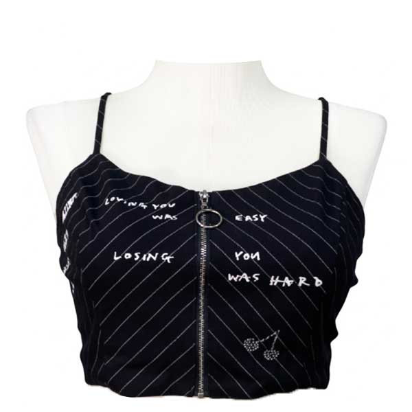 Crop Top Forever21 Lineas- L