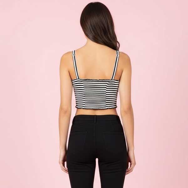 Crop top Kimchi Blue Lineas- S