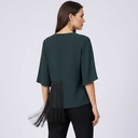 Blusa Zara Verde Oscuro- XS