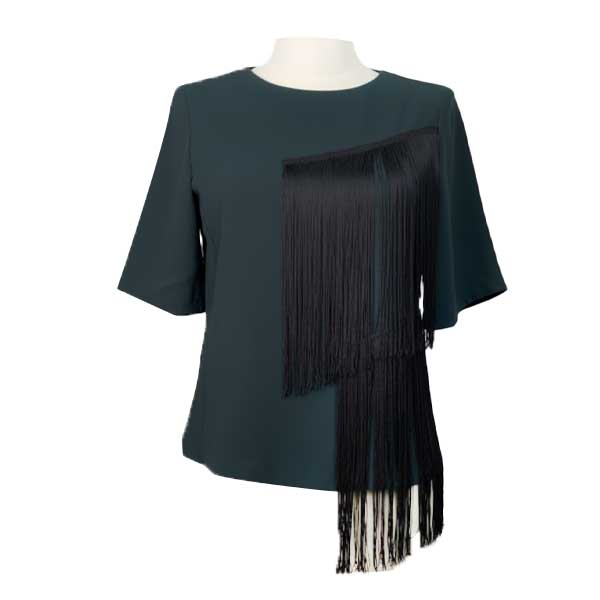 Blusa Zara Verde Oscuro- XS