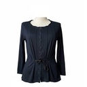 Blusa Carolina Herrera Azul Oscuro- L