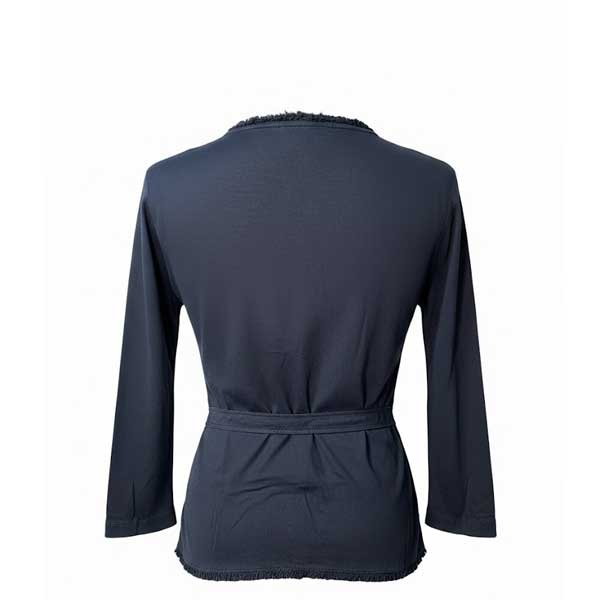 Blusa Carolina Herrera Azul Oscuro- L