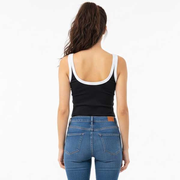 Blusa Blanco y Negro- M