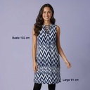 Vestido Michael Kors Azul Marino y Blanco- S