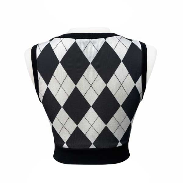 Blusa Shein Negro y Blanco- S