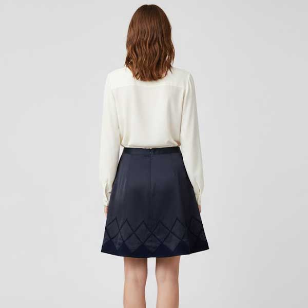 Falda Armani Exchance Azul Oscuro- M