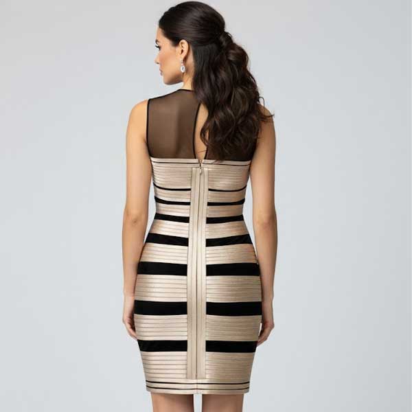 Vestido BCBG Beige- S 