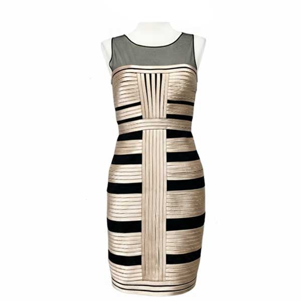 Vestido BCBG Beige- S 