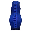 Vestido A/X Azul Rey y Negro- XS