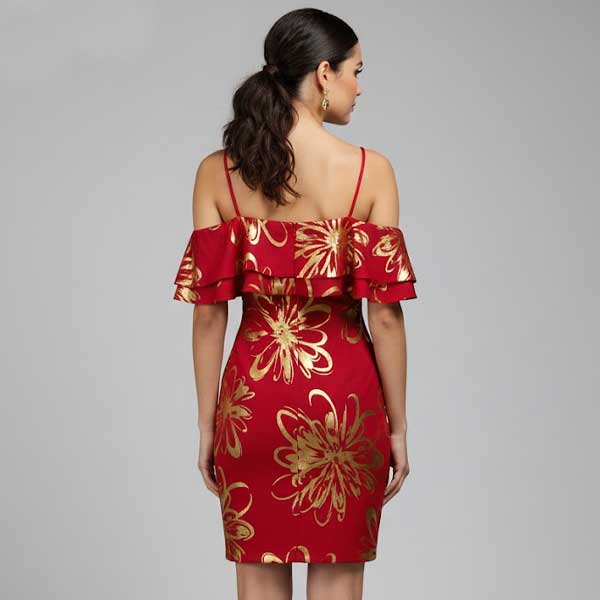 Vestido Jacaranda Rojo- S