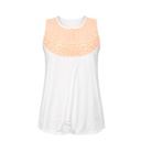 Blusa Forever21 Nude y Blanco- M