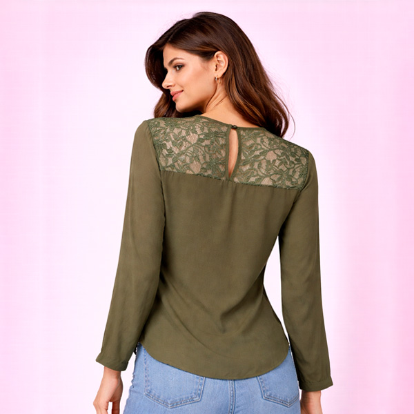 Blusa Kaii Verde Militar- S