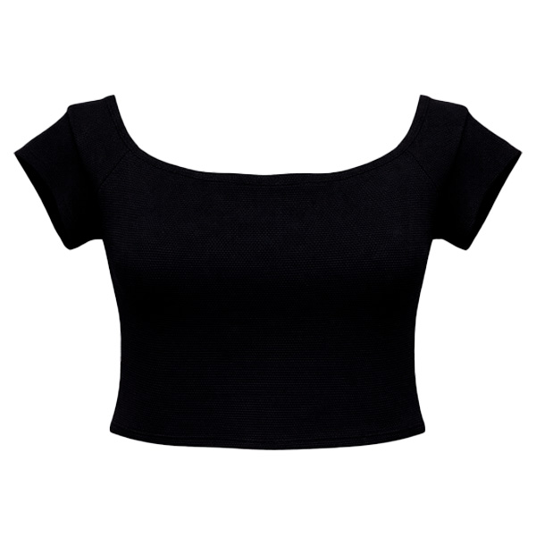 Crop Top Granada Negro- S
