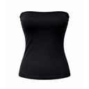 Top Strapless Negro- Unica