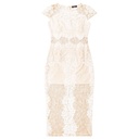 Vestido Forever21 Beige y Nude- S
