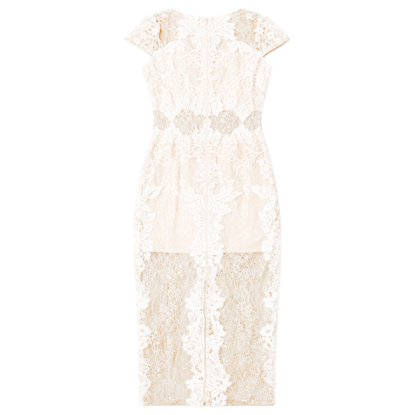 Vestido Forever21 Beige y Nude- S