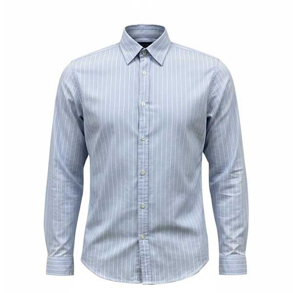 Camisa Armani Exchange Celeste- M