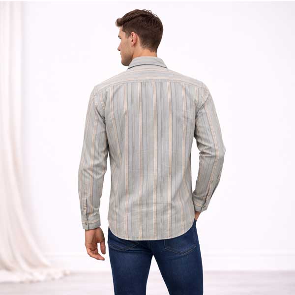 Camisa Calvin Klein Rayas- M