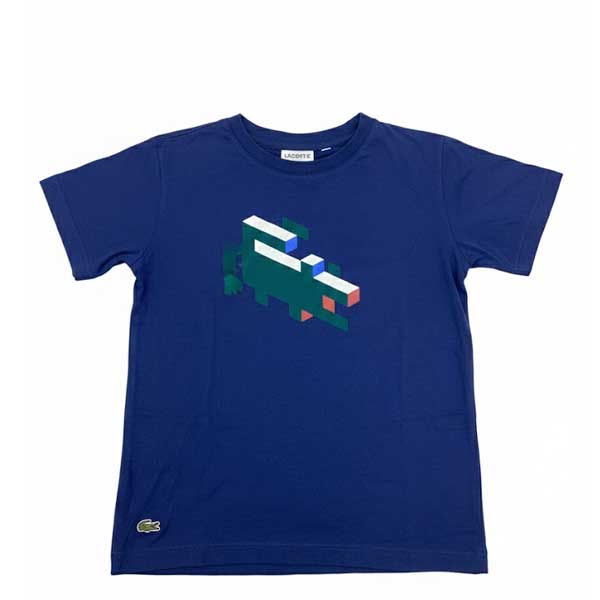 Camiseta Lacoste Azul- 8