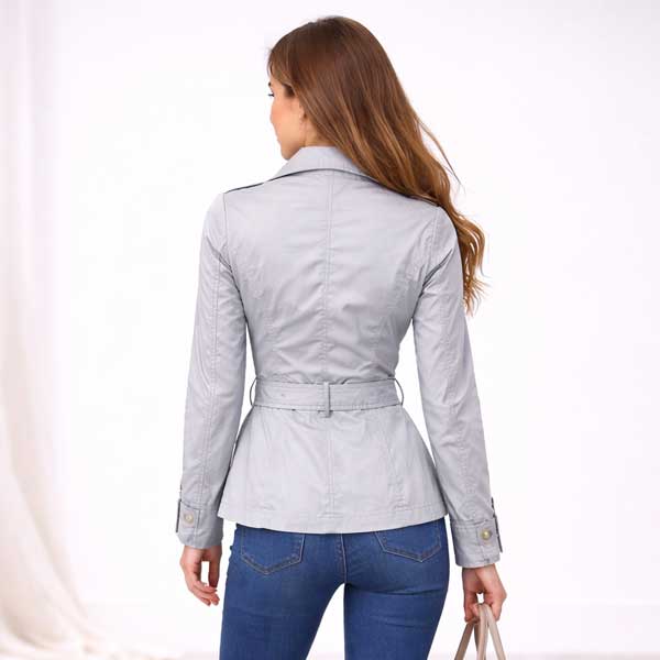 Chaqueta Zara Gris- M