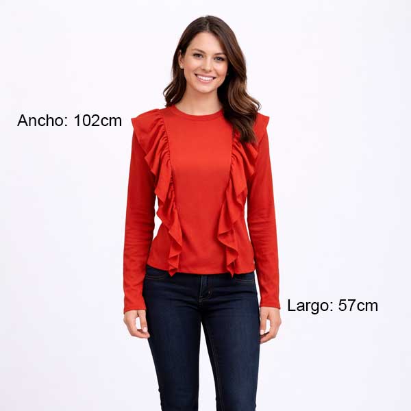 Blusa Forever21 Rojo- M