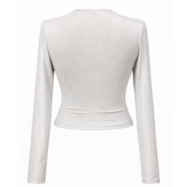 Blusa Sincerely Jules Plateado- XS