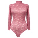 Body Encaje Palo Rosa- Unica