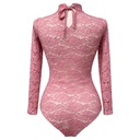 Body Encaje Palo Rosa- Unica