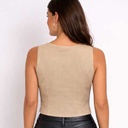 Chaleco Tally Weijl Beige- M