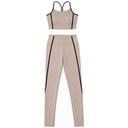 Conjunto Deportivo Jessica Sinpson Beige y Negro- S