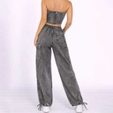 Conjunto Shein Gray Denim- S 