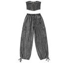 Conjunto Shein Gray Denim- S 