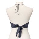 Crop Top Zara Gris Oscuro- S