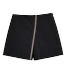 Falda Short Zara Negro- S