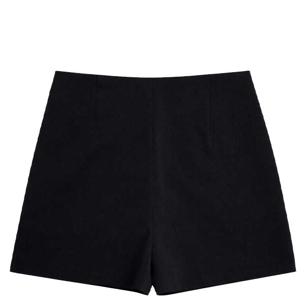 Falda Short Zara Negro- S