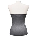 Straples Black Plateado- M