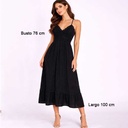 Vestido Blush Negro- S