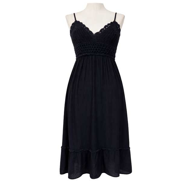 Vestido Blush Negro- S