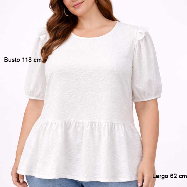 Blusa Blanco- XL