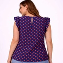 Blusa Limonada Rosa Lunares- L