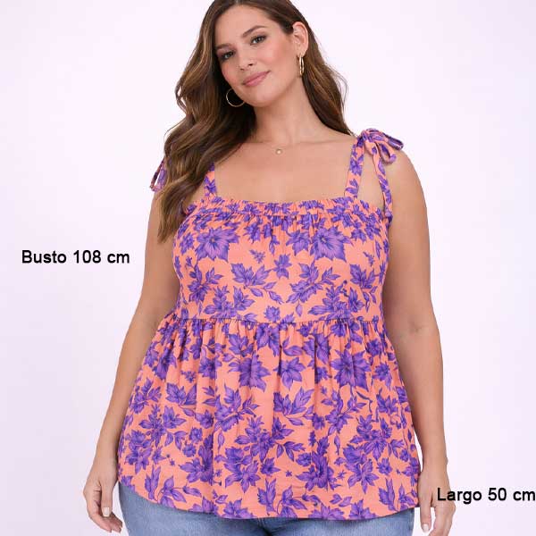 Blusa Universal Thread Floral- XL