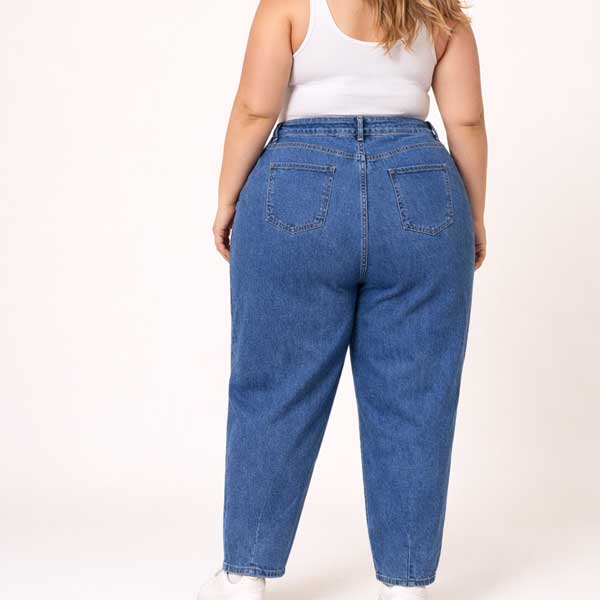 Mom Jeans Prelavado Claro- 2XL