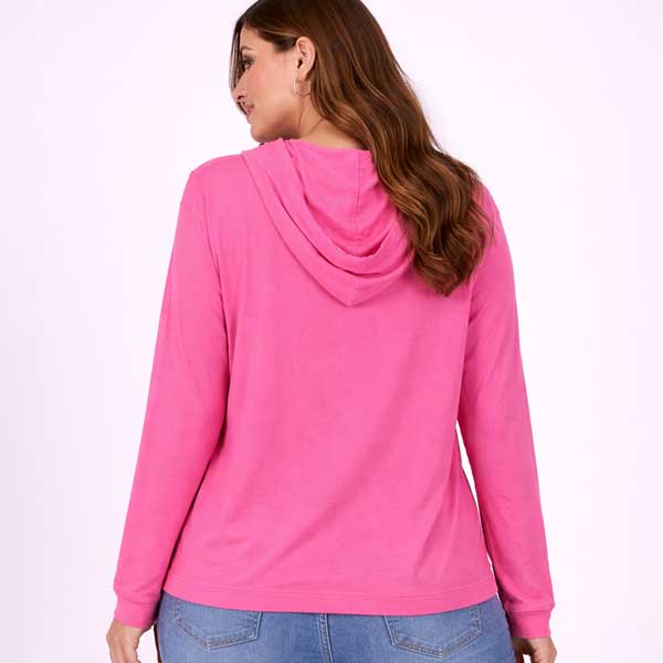Sweater Pink Rosa Neon- M