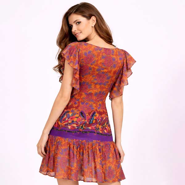 Vestido Mango Suit Estampado- XS