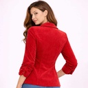 Blazer Mocca Rojo- M